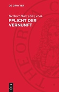 Cover: Pflicht der Vernunft - De Gruyter