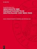 Cover: Produktivkr&auml;fte in Deutschland 1917/18 bis 1945 - De Gruyter