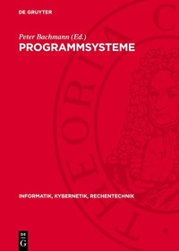 Enlarge image Cover: Programmsysteme - De Gruyter