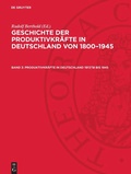Cover: Produktivkr&auml;fte in Deutschland 1917/18 bis 1945 - De Gruyter