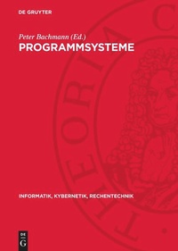 Enlarge image Cover: Programmsysteme - De Gruyter