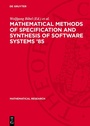 Cover: Mathematical Methods of Specification and Synthesis of Software Systems '85 - De Gruyter