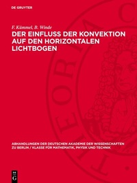 Abbildung von: Der Einfluss der Konvektion auf den horizontalen Lichtbogen - De Gruyter