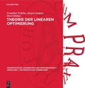 Cover: Theorie der Linearen Optimierung - De Gruyter