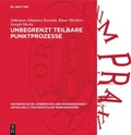 Cover: Unbegrenzt teilbare Punktprozesse - De Gruyter