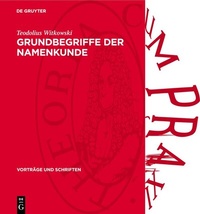 Abbildung von: Grundbegriffe der Namenkunde - De Gruyter