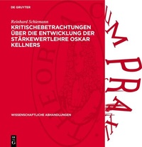 Abbildung von: Kritischebetrachtungen über die Entwicklung der Stärkewertlehre Oskar Kellners - De Gruyter