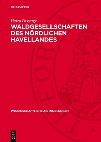 Abbildung von: Waldgesellschaften des nördlichen Havellandes - De Gruyter