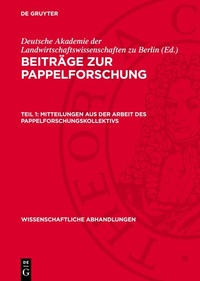 Abbildung von: Mitteilungen aus der Arbeit des Pappelforschungskollektivs - De Gruyter
