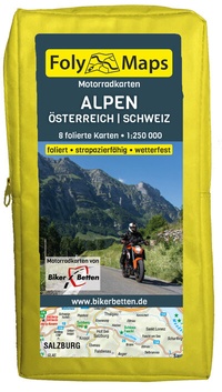 Abbildung von: FolyMaps Motorradkarten Alpen Österreich Schweiz - TVV Touristik-Verlag GmbH