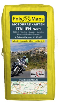 Abbildung von: FolyMaps Motorradkarten Italien Nord - TVV Touristik-Verlag GmbH