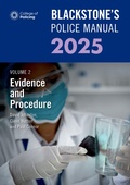 Bild: Blackstone's Police Manual Volume 2: Evidence and Procedure 2025 - Oxford University Press