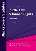 Cover: Blackstone's Statutes on Public Law & Human Rights - Oxford University Press