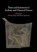 Cover: Texts and Intertexts in Archaic and Classical Greece - Cambridge University Press