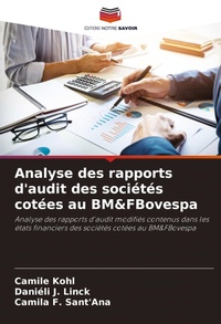 Abbildung von: Analyse des rapports d'audit des societes cotees au BM&FBovespa - Editions Notre Savoir
