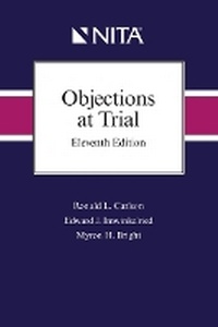 Abbildung von: Objections at Trial - Aspen Publishing