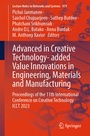 Cover: Advanced in Creative Technology- added Value Innovations in Engineering, Materials and Manufacturing - Springer