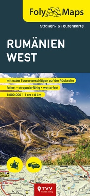 Abbildung von: FolyMap Rumänien West - TVV Touristik-Verlag GmbH