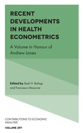 Cover: Recent Developments in Health Econometrics - Emerald Publishing Limited