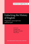 Cover: Unlocking the History of English - John Benjamins Publishing Company