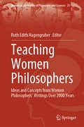 Cover: Teaching Women Philosophers - Springer