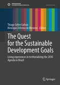 Cover: The Quest for the Sustainable Development Goals - Springer