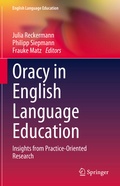 Cover: Oracy in English Language Education - Springer