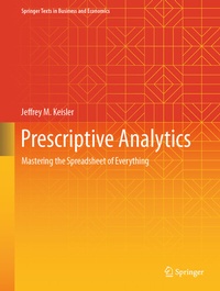 Enlarge image Cover: Prescriptive Analytics - Springer