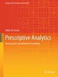 Cover: Prescriptive Analytics - Springer
