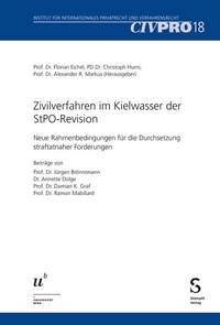 Abbildung von: Zivilverfahren im Kielwasser der StPO-Revision - Stämpfli Verlag