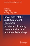 Cover: Proceedings of the 2nd International Conference on Internet of Things, Communication and Intelligent Technology - Springer