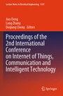 Cover: Proceedings of the 2nd International Conference on Internet of Things, Communication and Intelligent Technology - Springer