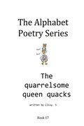 Cover: The Quarrelsome Queen Quacks (The Alphabet Poetry Series, #17) - IsleV