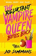 Cover: The Reluctant Vampire Queen Bites Back (The Reluctant Vampire Queen 2) - Hoopoe