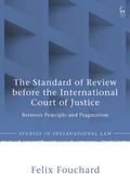 Cover: The Standard of Review before the International Court of Justice - Hart Publishing