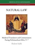 Cover: Natural Law - Medium Aevum Monographs / Ssmll
