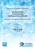 Cover: ICDL Textverarbeitung mit Microsoft Word 2021/365 (Syllabus 6.0) - EduBox GmbH