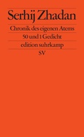 Cover: Chronik des eigenen Atems - Suhrkamp