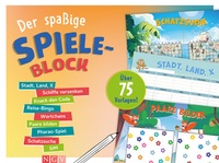 Abbildung von: Der spaßige Spieleblock - Naumann & Göbel