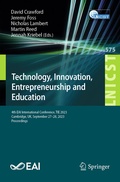 Cover: Technology, Innovation, Entrepreneurship and Education - Springer