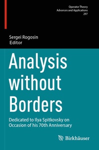 Enlarge image Cover: Analysis without Borders - Birkhäuser