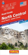 Cover: Hallwag Strassenkarte USA, North Central 1:1 Mio. - Hallwag K&uuml;mmerly+Frey