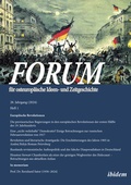 Cover: Forum f&uuml;r osteurop&auml;ische Ideen- und Zeitgeschichte - ibidem