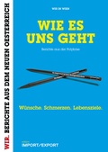 Cover: Wie es uns geht - edition IMPORT/EXPORT blinklicht medien rat & tat gmbh
