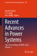 Cover: Recent Advances in Power Systems - Springer