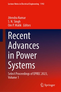 Enlarge image Cover: Recent Advances in Power Systems - Springer