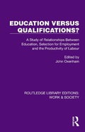 Cover: Education Versus Qualifications? - Routledge