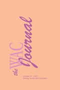 Cover: WAC Journal 34 (2023) - Parlor Press