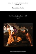 Cover: The First English Pastor Fido (1602) - Texts and Translations