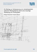 Cover: Ein Beitrag zur Verbesserung von roboterbasierten optischen Messsystemen durch eine neuartige Verkettung von Punktwolken - utzverlag
